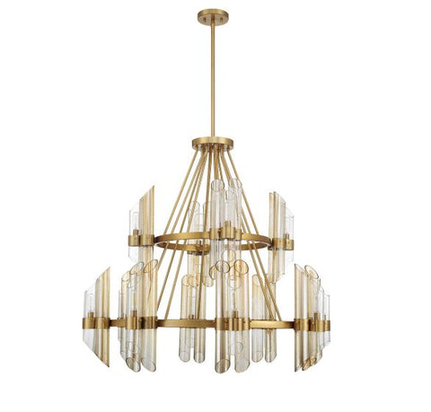 Biltmore Art Deco Candelabra Chandelier with Adjustable Height