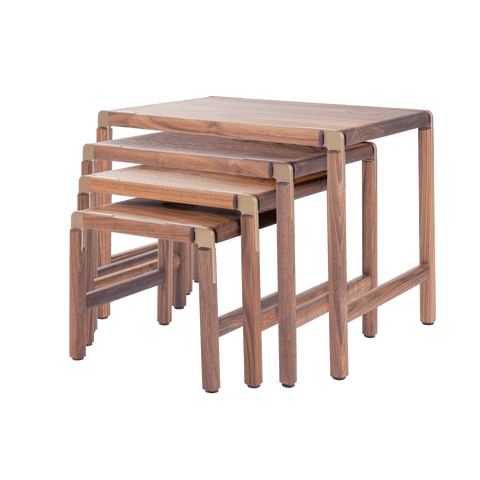 Minimalist Timeless Minimalist Space Saving Square Nesting Table