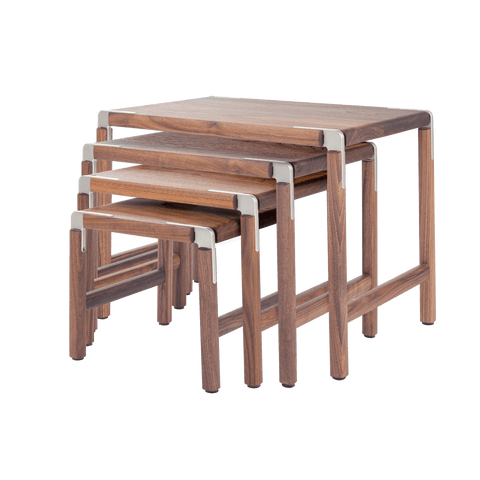 Minimalist Timeless Minimalist Space Saving Square Nesting Table