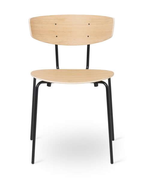 Herman Timeless Minimalist Scandinavian Oak Dining Side Chair