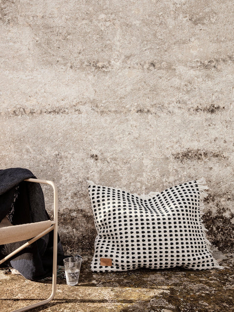 Classic Scandinavian Fringe Accent Throw Pillow