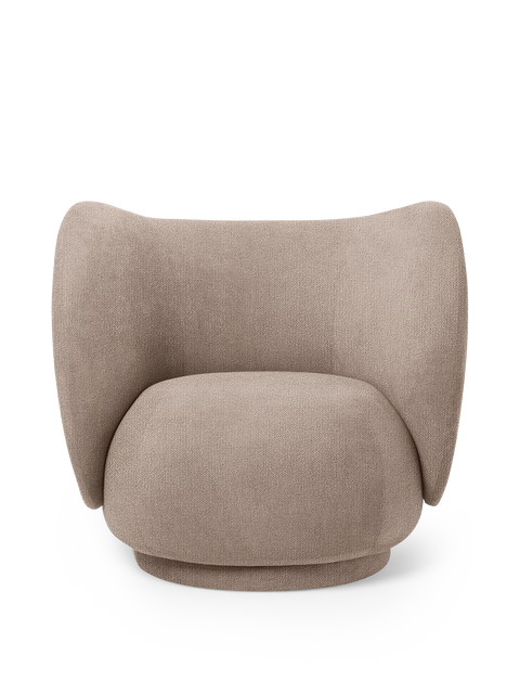 Rico Timeless Minimalist Modern Barrel Lounge Chair