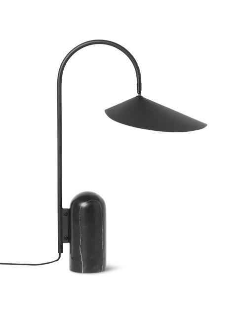 Arum Ambient Minimalist Arc Table Lamp with Adjustable Head