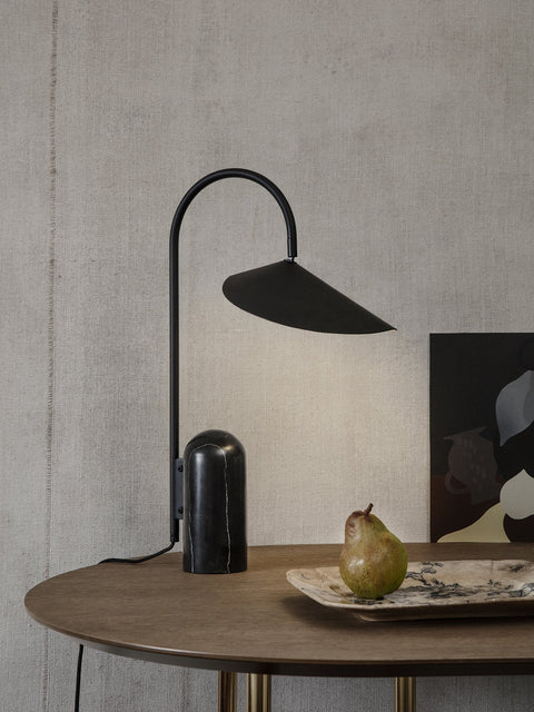Arum Ambient Minimalist Arc Table Lamp with Adjustable Head