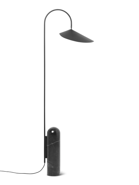Arum Ambient Minimalist Arc Floor Lamp with Adjustable Head