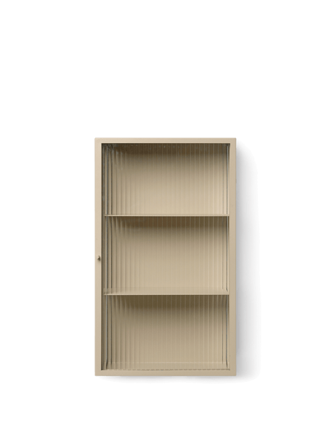 Haze Geometric Wall Cabinet with Knob