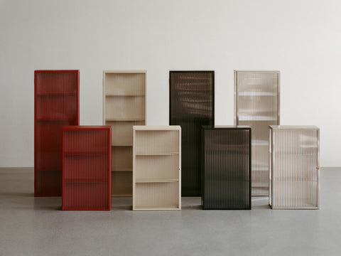 Haze Modern Wall Cabinet with Inset Handles