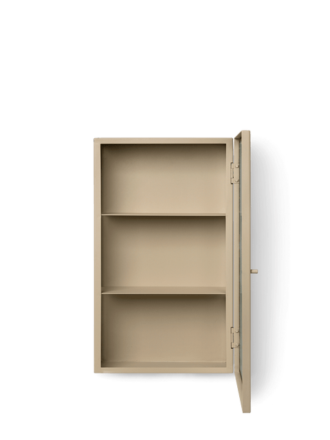 Haze Geometric Wall Cabinet with Knob