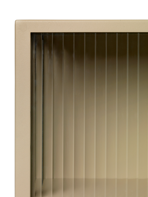 Haze Geometric Wall Cabinet with Knob