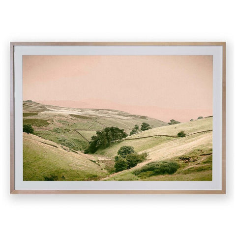 The Studio Tinted Landscape 5 Minimalist Oak Framed Wall Art