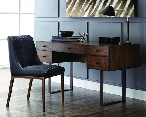 Industrial Creative Urban Wingback Upholstered Dining Side Chair