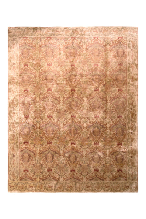 Rug & Kilim Art Deco Hand-Knotted Silk Rug - 8' x 10' - 9' x 12'