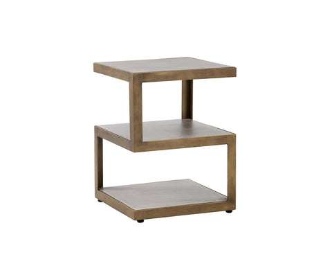 Sunpan Rubix Modern Tiered Square Center Table