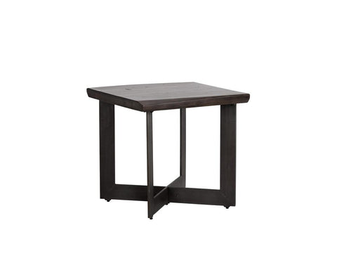Sunpan Industrial Creative Square End Table