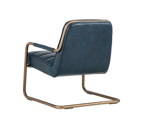 Timeless Minimalist Mid Century Cantilever Chair Upholstered Lounge Chair
