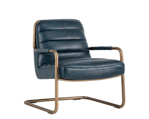 Timeless Minimalist Mid Century Cantilever Chair Upholstered Lounge Chair