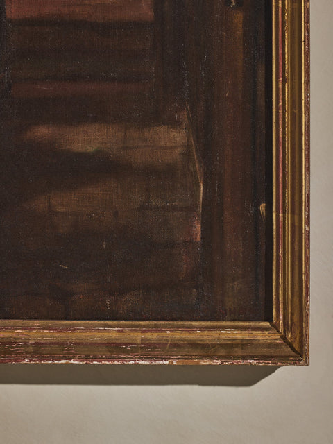 19th C. Playland Oil Painting