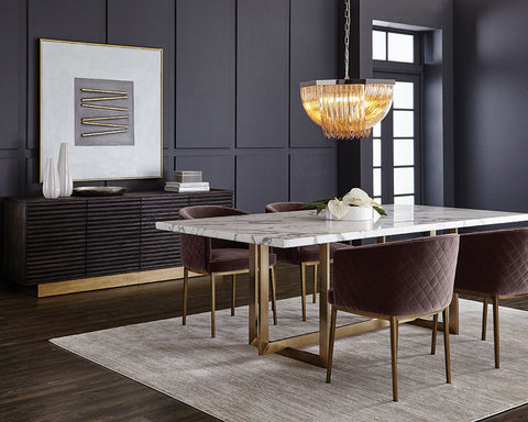 Paris Antique Distressed Sideboard Cabinet