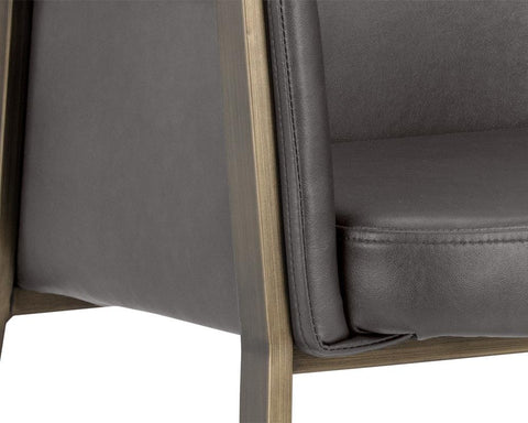 Parsons Timeless Minimalist Modern Upholstered Armchair
