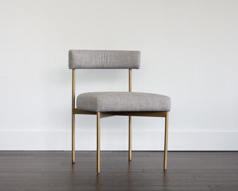 Timeless Minimalist Mid Century Upholstered Dining Side Chair