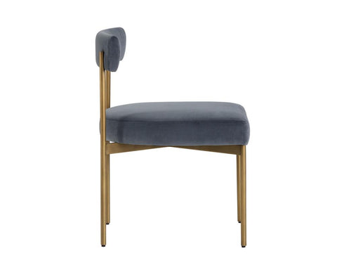 Timeless Minimalist Parsons Dining Side Chair in Velvet