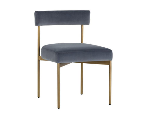 Timeless Minimalist Parsons Dining Side Chair in Velvet