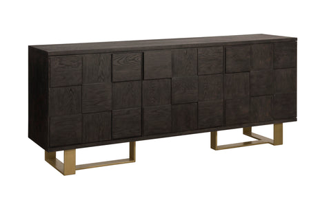 Lars Antique Acacia Sideboard for Modern Living Rooms Cabinet