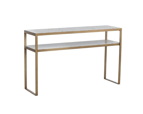 Sunpan Evert Timeless Minimalist Modern Entryway Console