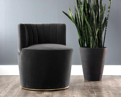 Expressive Renter Modern Barrel Lounge Chair