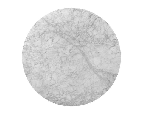 Skyy Commercial Round Marble Coffee Table for Contemporary Spaces