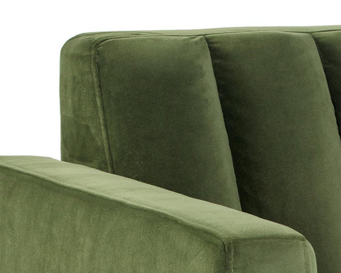 Timeless Minimalist Mid Century Velvet Armchair