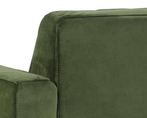 Timeless Minimalist Mid Century Velvet Armchair