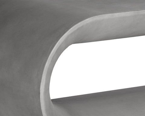 Outdoor Living & Garden Contemporary Concrete Accent Bench