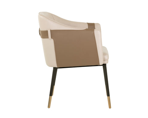 Timeless Minimalist Modern Barrel Upholstered Dining Armchair