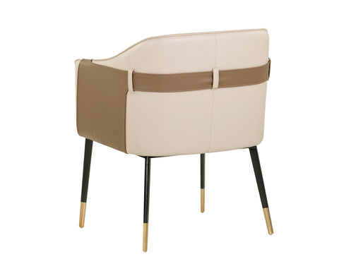 Timeless Minimalist Modern Barrel Upholstered Dining Armchair