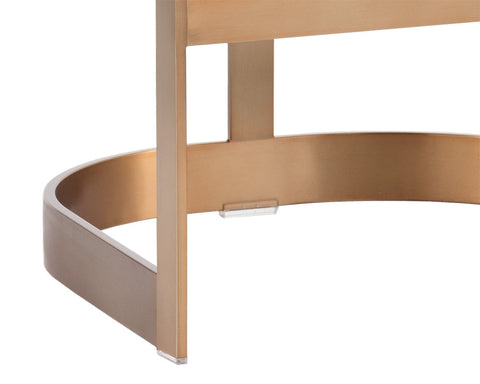 Industrial Creative Contemporary Upholstered Barrel Counter Stool