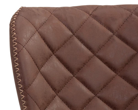 Lyla Timeless Minimalist Modern Quilted Parsons Counter Stool