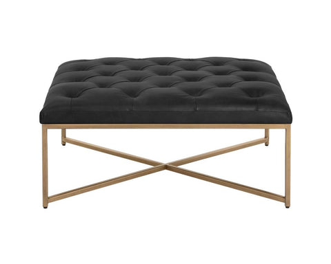 Timeless Minimalist Modern Tufted Cocktail Ottoman