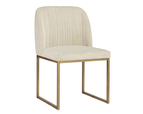 Timeless Minimalist Contemporary Upholstered Barrel Dining Side Chair