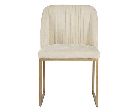Timeless Minimalist Contemporary Upholstered Barrel Dining Side Chair