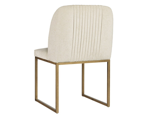 Timeless Minimalist Contemporary Upholstered Barrel Dining Side Chair