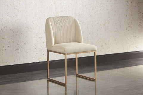 Timeless Minimalist Contemporary Upholstered Barrel Dining Side Chair