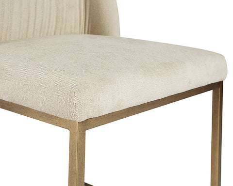 Timeless Minimalist Contemporary Upholstered Barrel Dining Side Chair