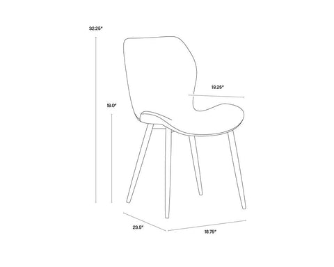 Lyla Timeless Minimalist Parsons Upholstered Dining Side Chair