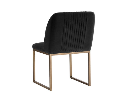 Timeless Minimalist Contemporary Velvet Dining Side Chair