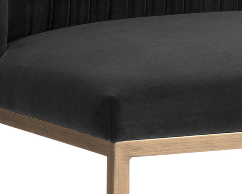 Timeless Minimalist Contemporary Velvet Dining Side Chair