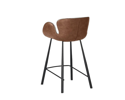 Timeless Minimalist Mid Century Barrel Counter Stool
