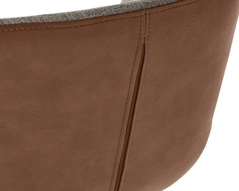 Timeless Minimalist Mid Century Barrel Counter Stool