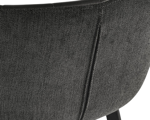 Timeless Minimalist Modern Upholstered Barrel Bar Stool