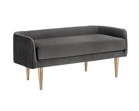 Timeless Minimalist Modern Upholstered Lounge Bench
